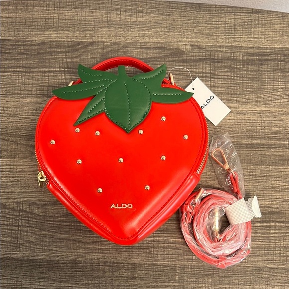 ALDO | Strawberry Mini Bag w/ Crossbody Strap - Picture 6 of 11